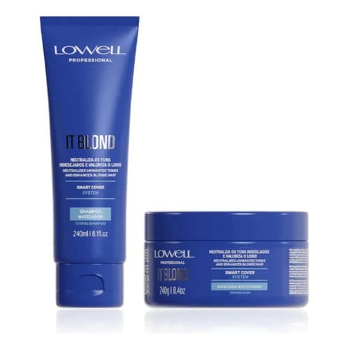 Kit Matizador It Blond Shampoo + Máscara Lowell