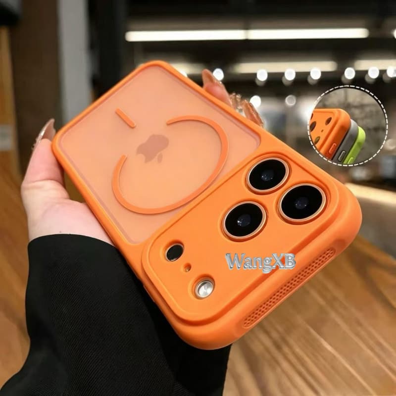 Nova Capa Protetora De Acrílico De Luxo , Adequada Para iPhone 17 , 16 , 15 , 14 , 13 , 12 , 11 Pro Max Com MagSafe
