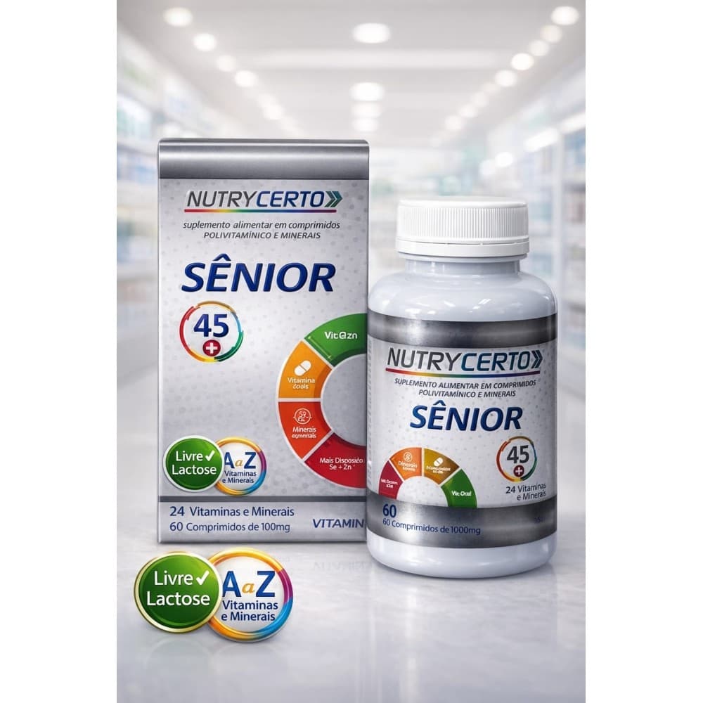 Nutrycerto Sênior 45+ com 60 Compr