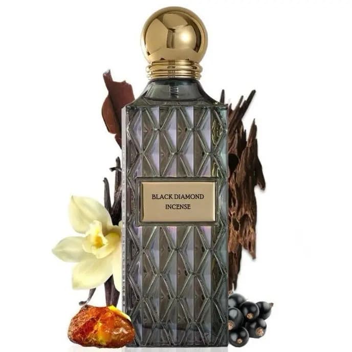 INCENSO BLACK DIAMOND Ibrahim Al Quraishi 150ml Fragrância de Nicho para Homens
