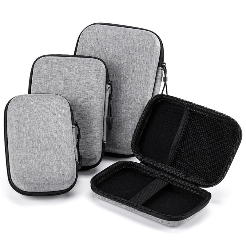 11 * 8 * 4 cm EVA Armazenamento Multifuncional Bolsa Zíper Hard Caso Caixa De Ferramentas Resistente Ao