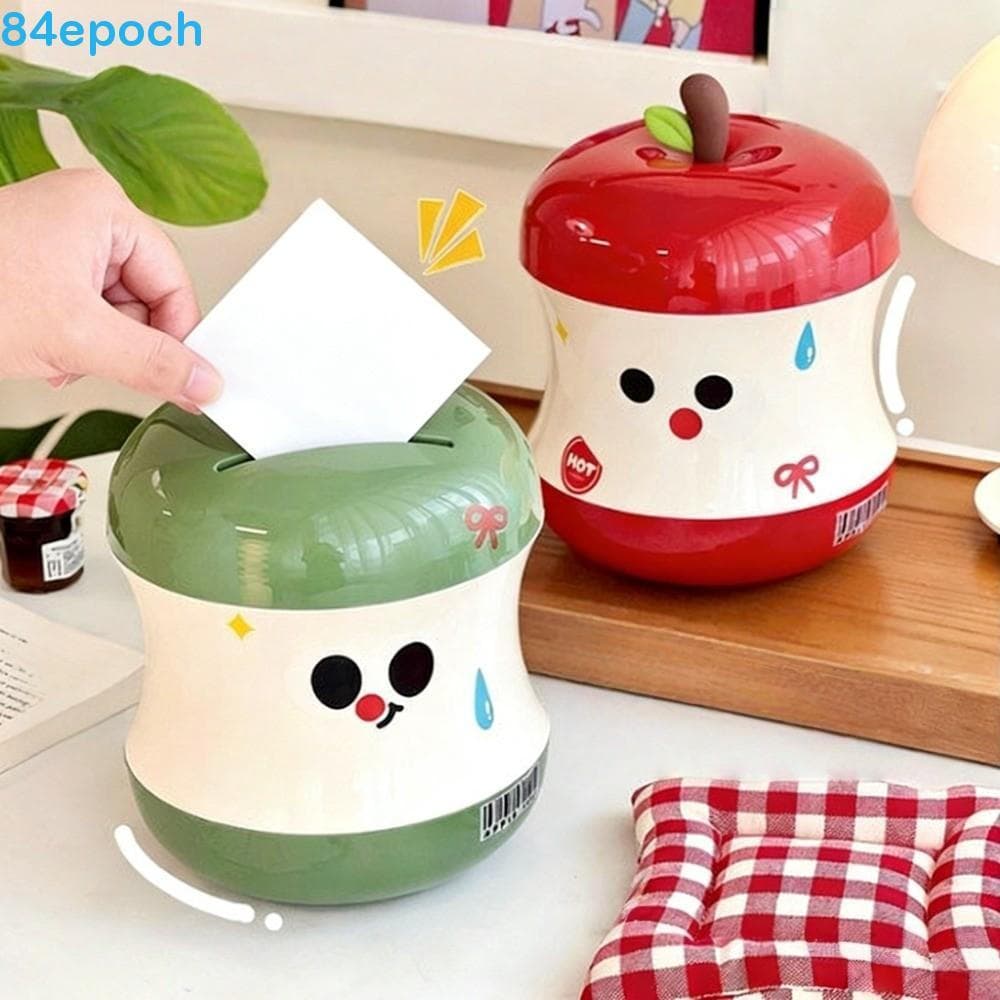 BREPOCH DIY Adesivos Poupança Lata , Cofrinho De Frutas Divertido De Grande Capacidade Criativo Bonito Dos Desenhos Anim
