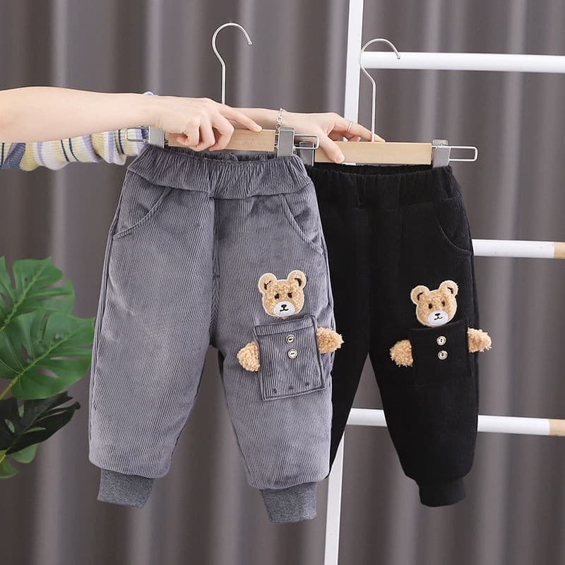 Crianças roupas infantis meninos roupas Bottoms calças roupas de inverno desgaste exterior crianças bebê acolchoado calç
