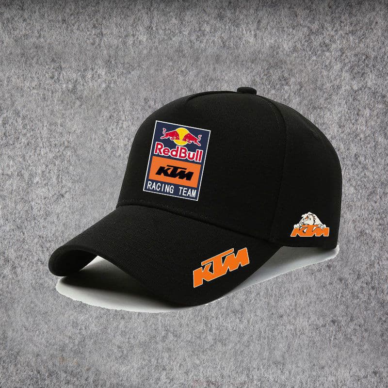 Bonés de Beisebol KTM Red Bull F1 para Homens, Chapéu Esportivo Confortável, Ajustável, Respirável, Boné com Aba