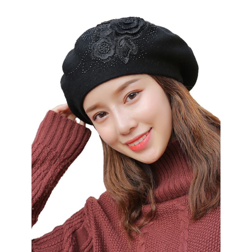 Boina feminina britânica Retro outono inverno moda japonesa versão coreana influenciador novo estilo Casual All-Match ch