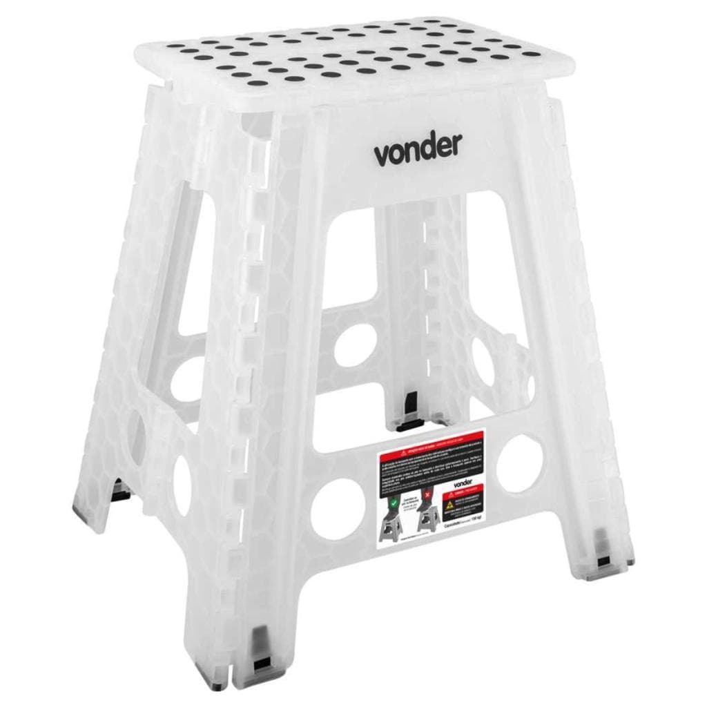 Banqueta Dobrável 45cm Transparente Vonder Pesca Camping