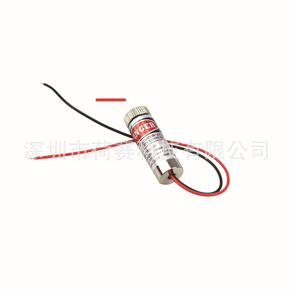 Cabeça de laser, dispositivo de laser, módulo de laser de tubo, 5mW vermelho, cabeça de laser de feixe único.