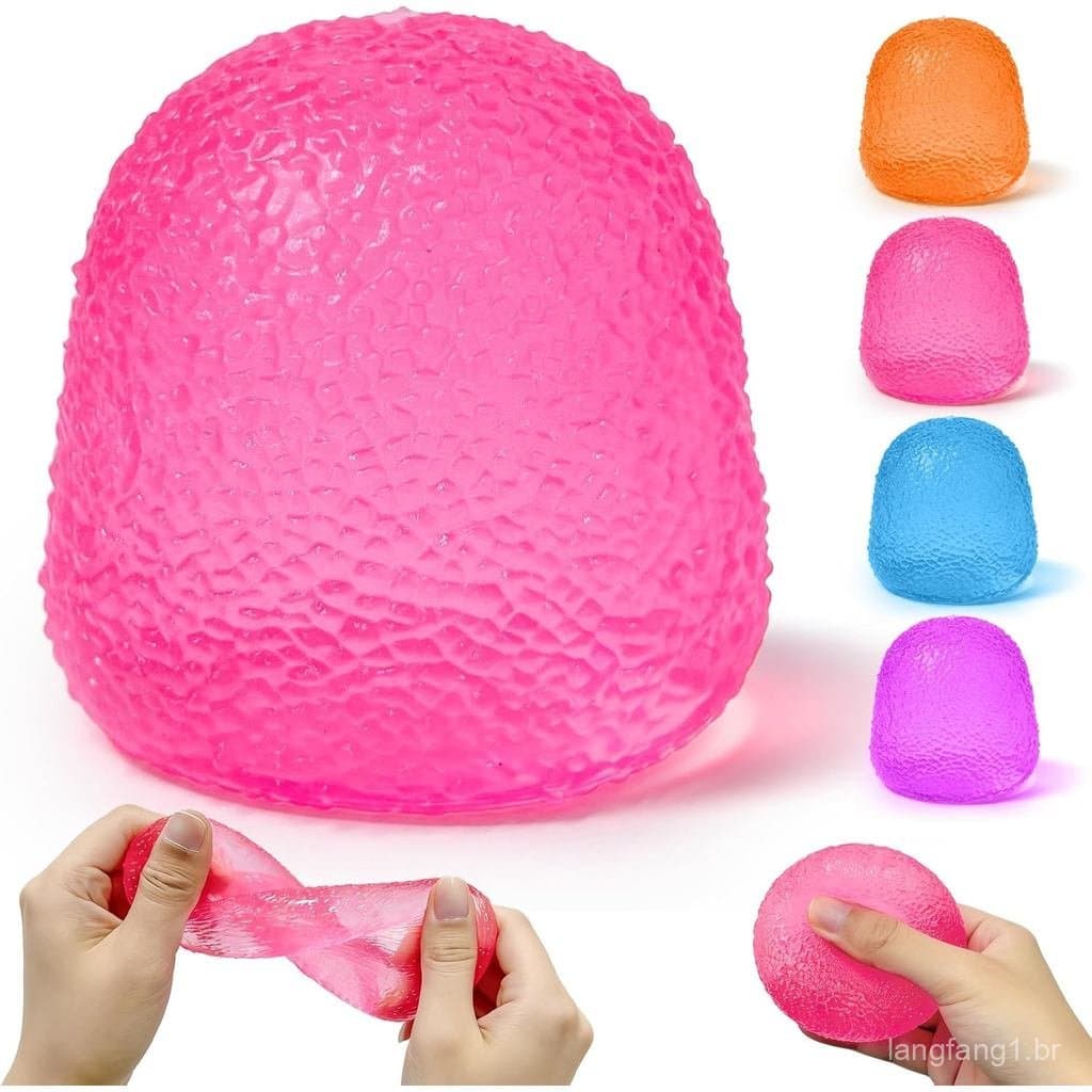 Gumdrop Squishy, bola antiestresse sólida de recuperação lenta, brinquedo sensorial para alívio da ansiedade para crianç