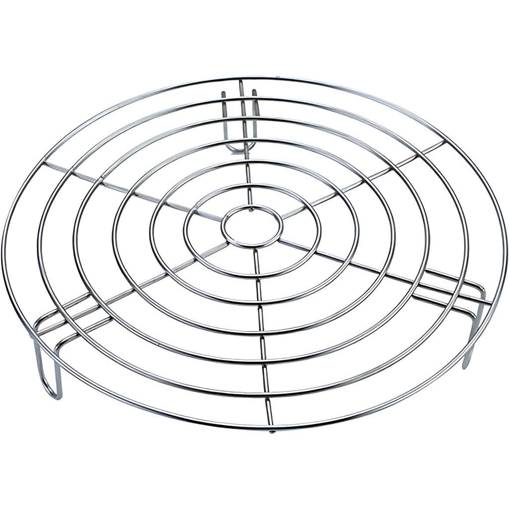 Suporte Redondo para Óleo, Diâmetro de 11" para Cozinhar e Assar, Suporte para Cozedura a Vapor em Aço Inoxidável 304, G