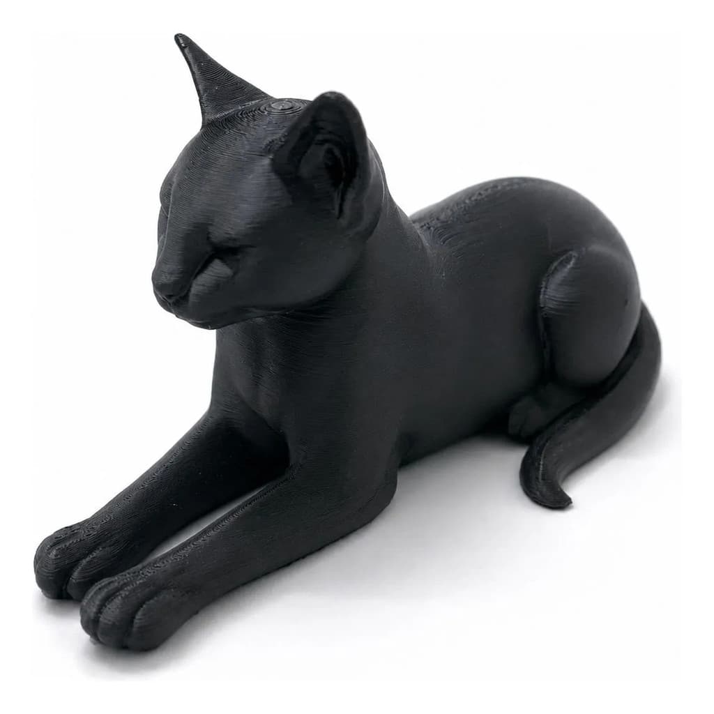 Escultura Gato Decoração Minimalista Moderna Sala Quarto Pet