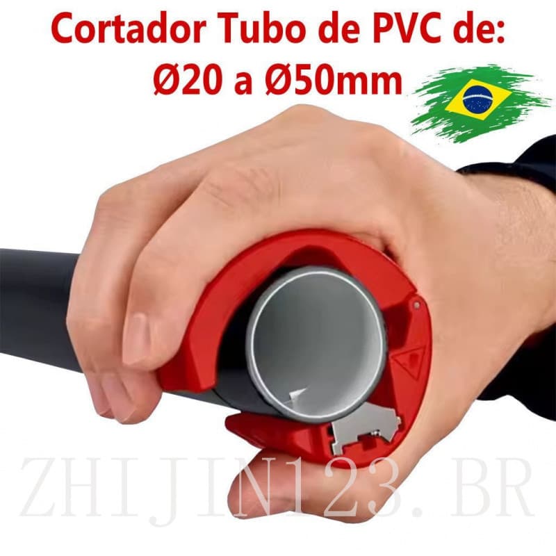 Novo Cortador de Tubos de PVC - Corta Tubos de PVC de 20mm a 50mm de Diâmetro - Uma Ferramenta Indispensável