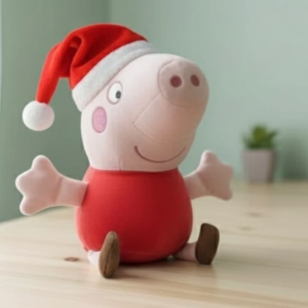 Brinquedo de pelúcia PEPPA PIG COM GORRO