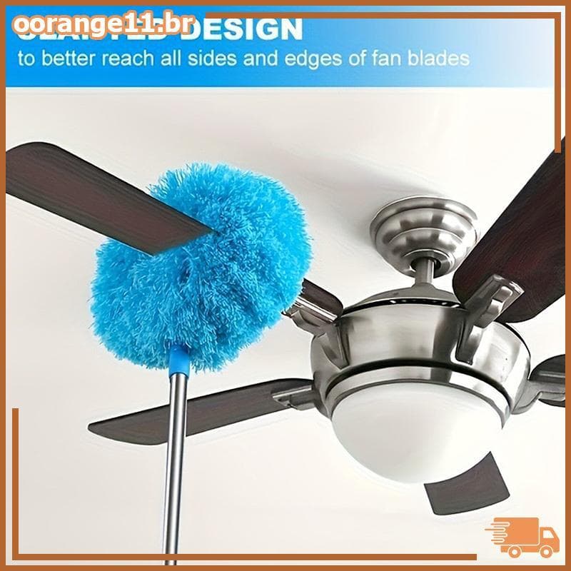 Espanador De Ventilador De Teto De Microfibra OORAN 80 Cm De Comprimento-Escova Reutilizável Para Limpeza Doméstica Sem