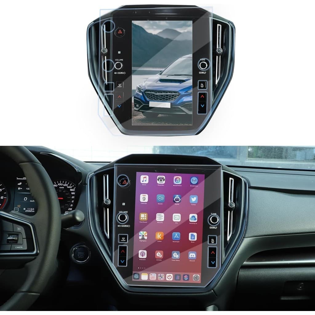 Protetor De Tela Daeiclru Para 2022 Subaru WRX/2024 Crosstrek/2022 2023 STARLINK , De Toque Central De Vidro Temperado D