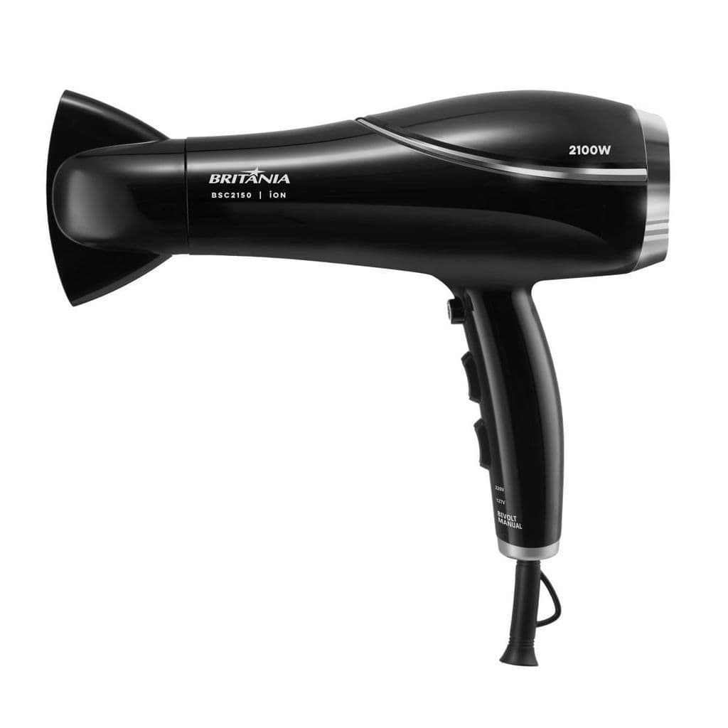 Secador de Cabelos Britânia Tourmaline Íons 2100W BSC2150