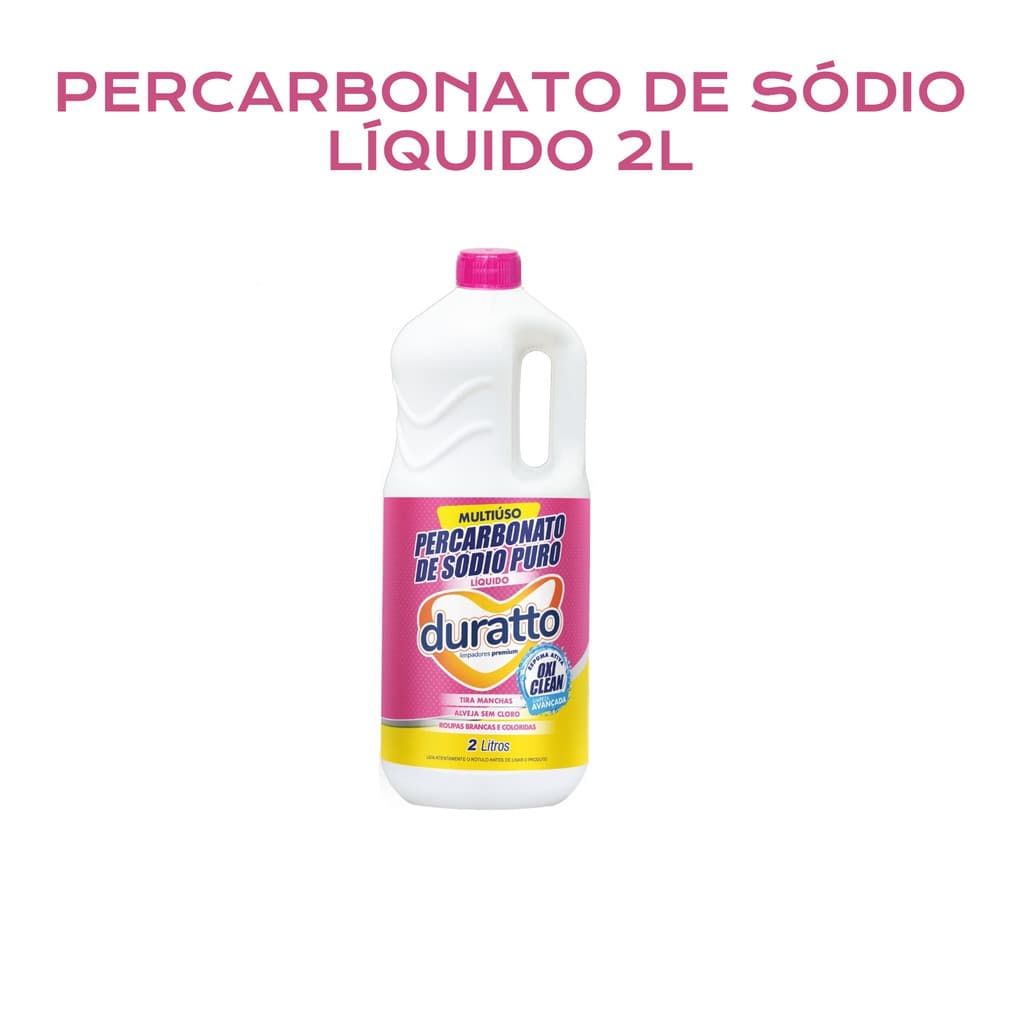 PERCARBONATO DE SÓDIO PURO LÍQUIDO 2 LITROS DURATTO