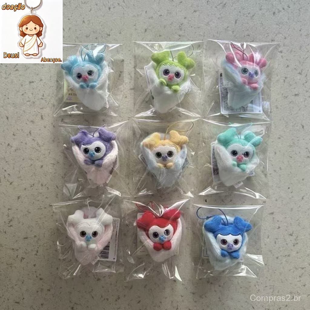 Kpop Ídolo Duas Vezes Saco De Boneca De Pelúcia Chaveiro Pingente MOMO Adorável Brinquedos SANA MINA