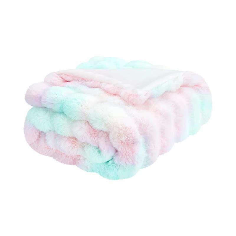 Novo coelho grosso cobertor de pelúcia bolha cobertor de pelúcia luz luxo Premium sofá cobertor escritório Nap colcha co