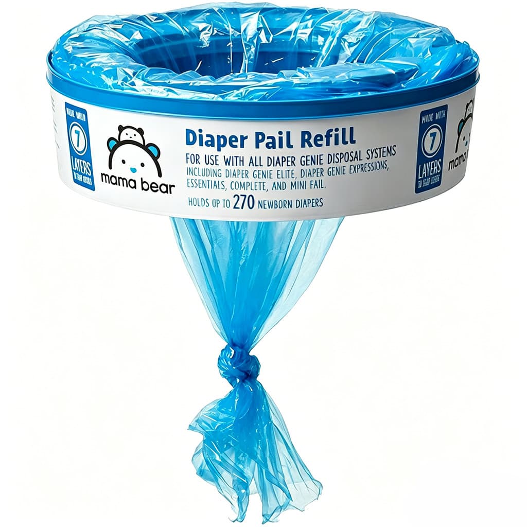 Genie/minchkin/angelcare Lixeira com cheiro limpo Saco de lixo Saco de armazenamento de fraldas de bebê Produtos do fabr