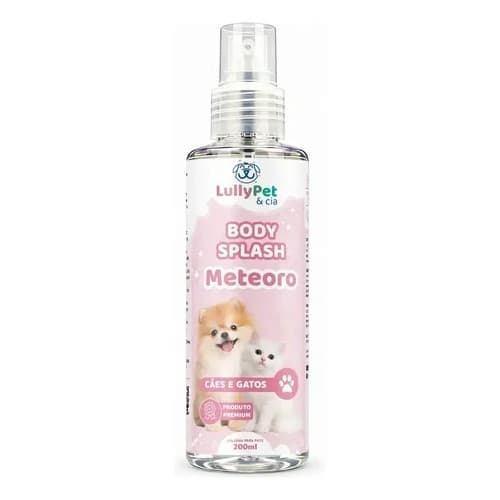Perfume Colônia Body Splash Cães E Gatos Lully Pet 200ml Meteoro