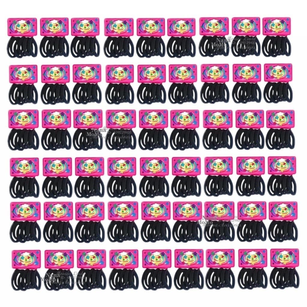 Kit 288 Elástico De Cabelo Xuxinha Rabicó Amarrador Para Cabelos