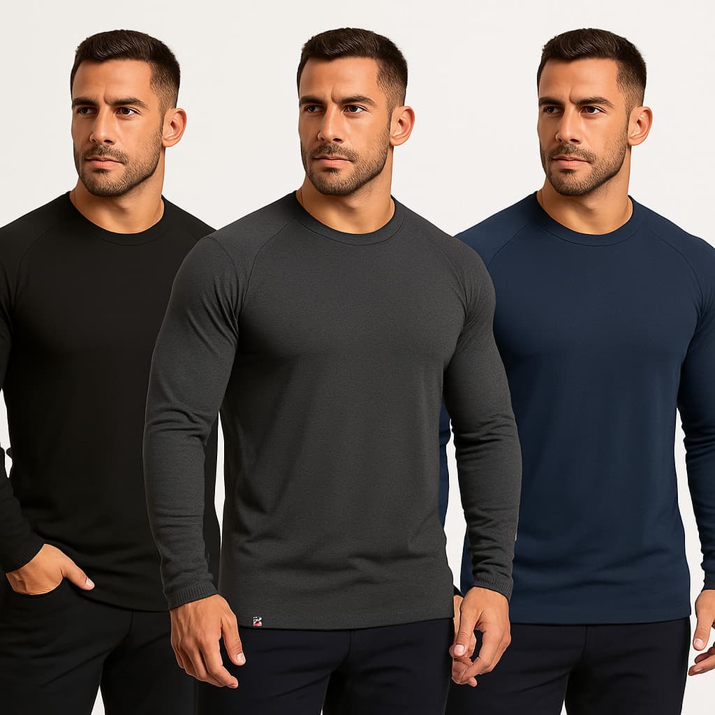 Kit 3 camisas Termicas Proteção Uv 50+ Camisa Fitness para academia Camisa Motoboy