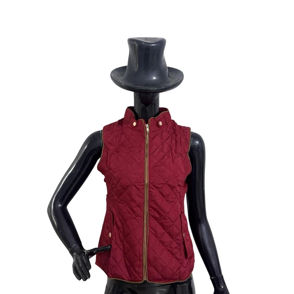 Colete feminino matelassê acolchoado casual inverno frio sem manga várias cores  REF 7664