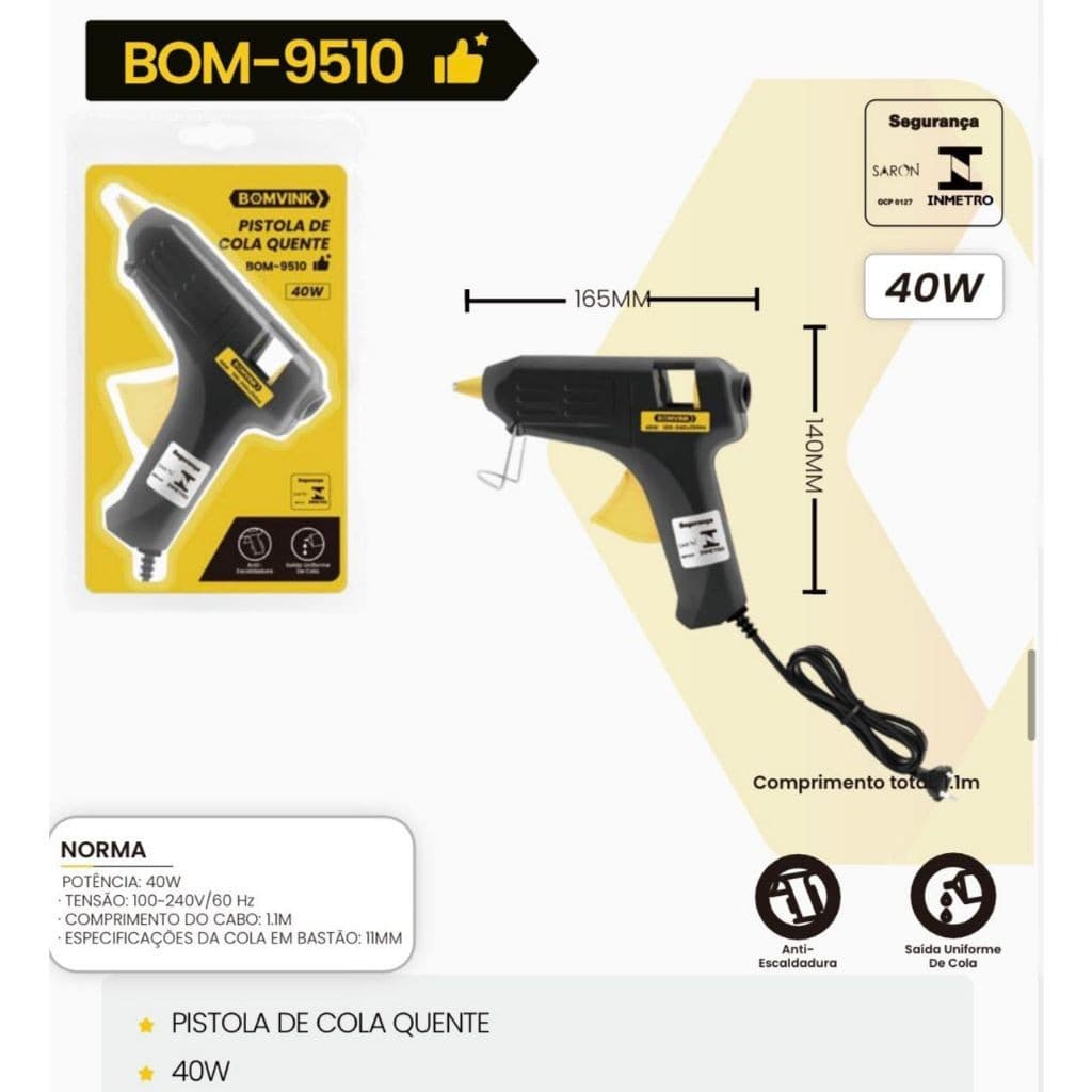 Pistola De Cola Quente: Ideal Para Reparos E Artesanato