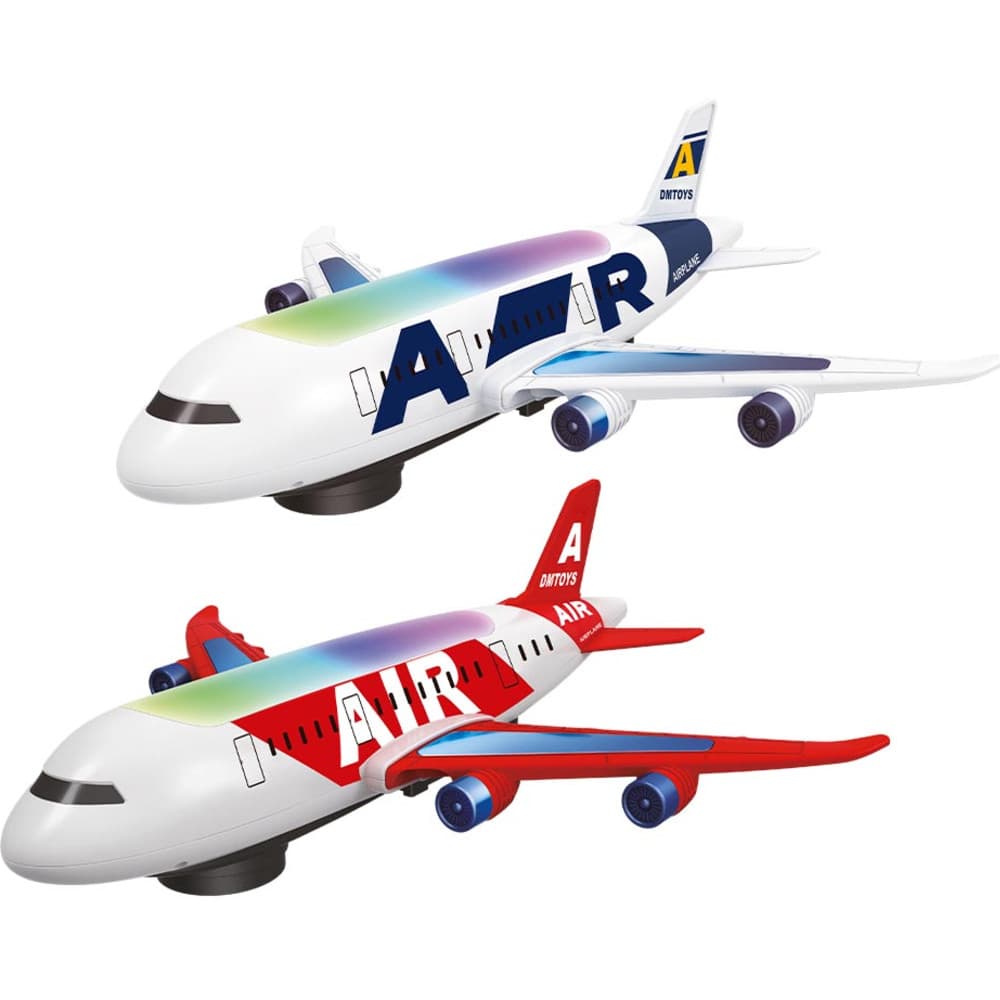 Avião Bate Volta Ultra Fast Gira 360° Graus Sons Luzes 38cm Original