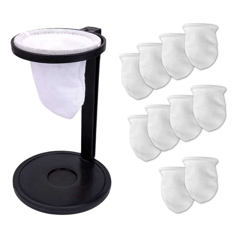 Mini Coador Café Pano Individual + 10 Refis Extras