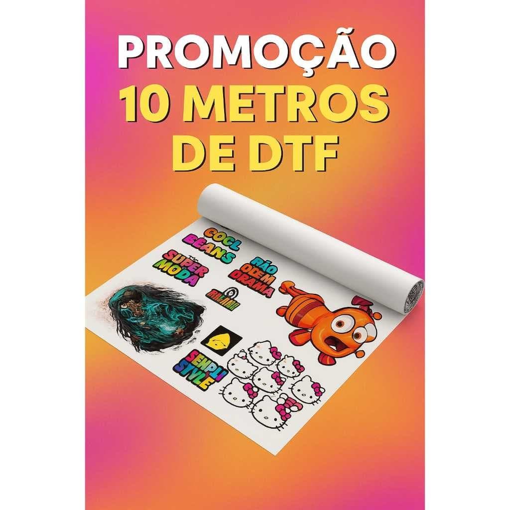 PROMOÇÃO DTF PARA ESTAMPAR SUAS CAMISETAS 10 METROS 20 METROS 30 METROS 40 METROS - 57 CM DE LARGURA