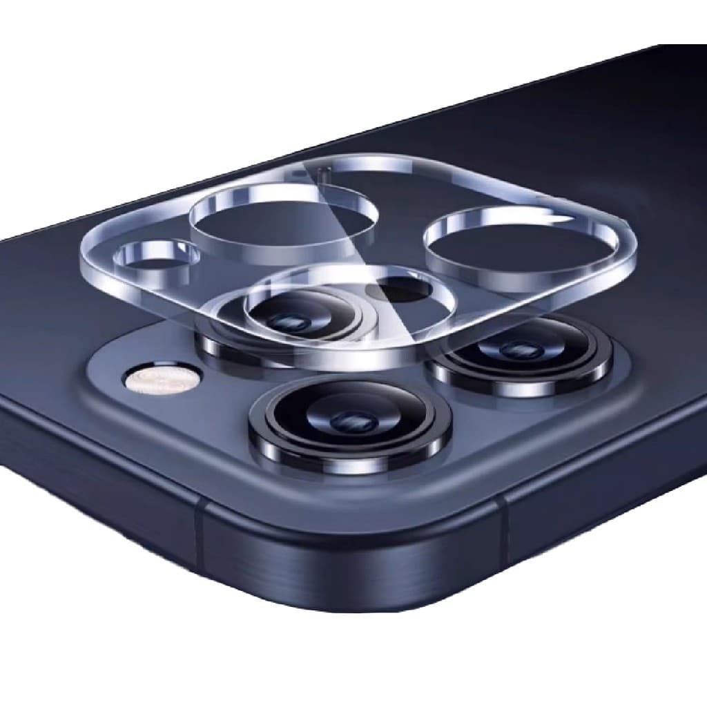 Pelicula Câmera 3D Lente Traseira Compatível Com iphone 11 12 13 14 15 16 17 Pro Max Transparente
