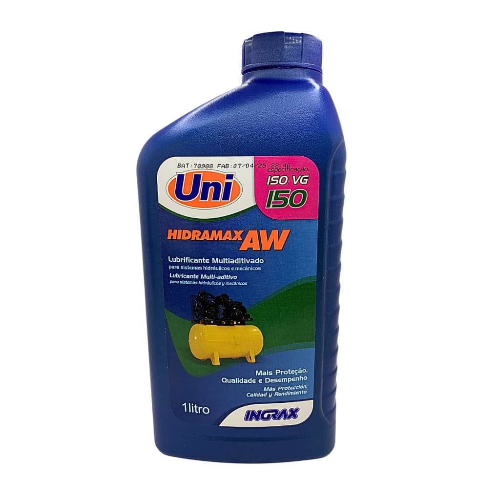 Oleo Lubrificante p/ Compressores Hidramax AW 150 1 litro