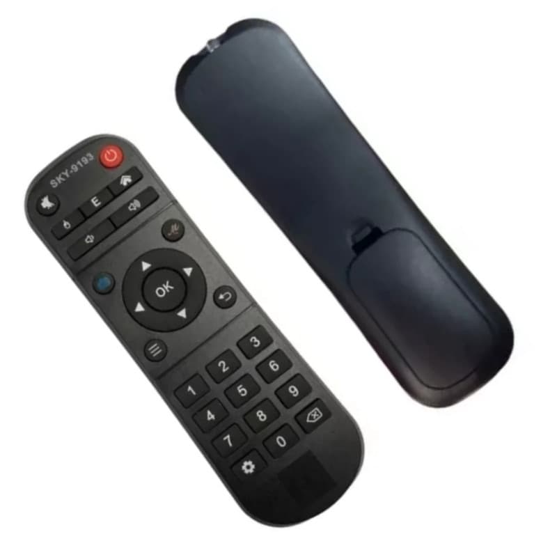 Controle Remoto Compatível   smartbox  sky-9193 Preto