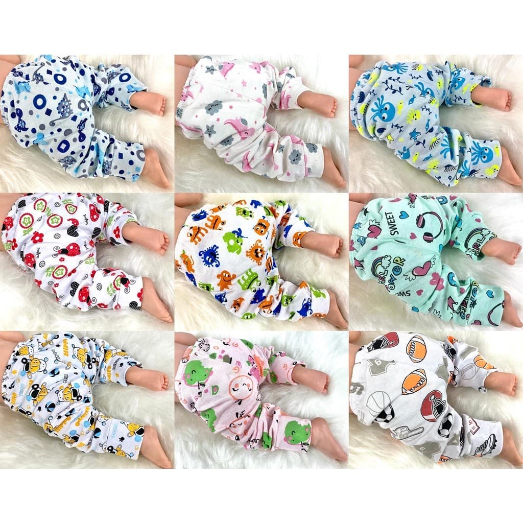 Mijão Culote Calça Estampado Para Bebês 100% Algodão Malha