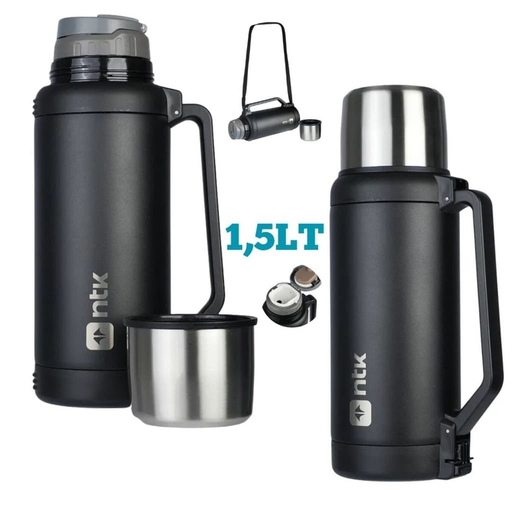 GARRAFA NTK TERMICA ISOMAX 1500ML PRETO