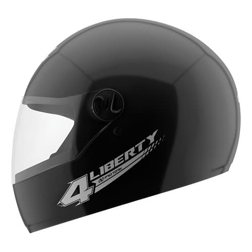 Capacete Fechado Liberty Four 58 Preto Pro Tork Sólido
