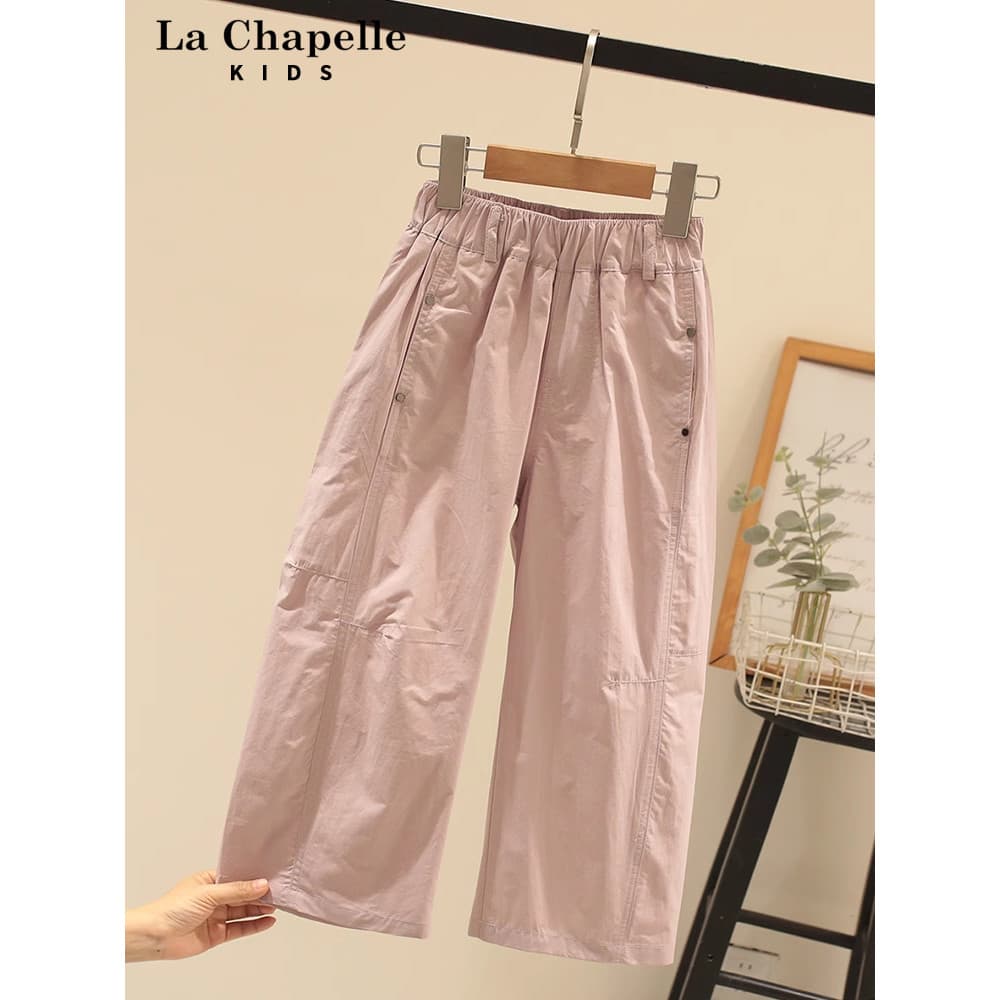 Lasherbell roupas infantis calças para meninas roupas de verão estilo Campus calças casuais moda verão novo estilo calça