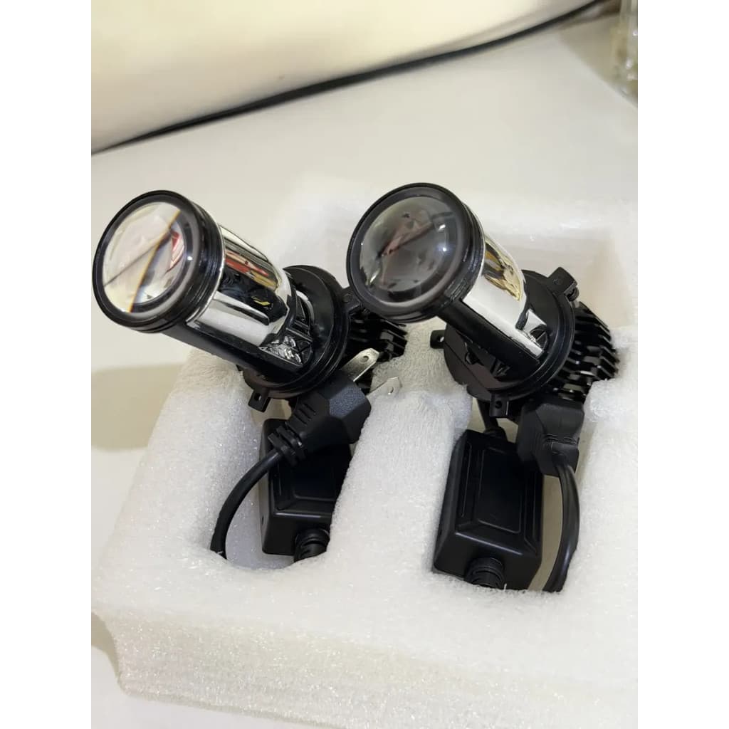 Par Led Projetor H4 40.000lm Alta Performance Canhão Canbus