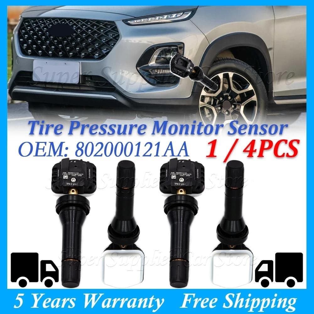 Sistema De Monitoramento Do Sensor De Pressão Dos Pneus TPMS 802000121AA Para Chery Tiggo 2 3 3X 4 5 5X 7 8 PLUS 8 Pro A