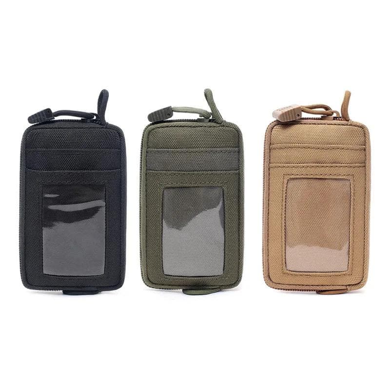 Acessório de Ventilador Militar EDC Bolsa Pequena de Cintura para Viagem ao Ar Livre Mini Bolsa de Moedas com Interlayer