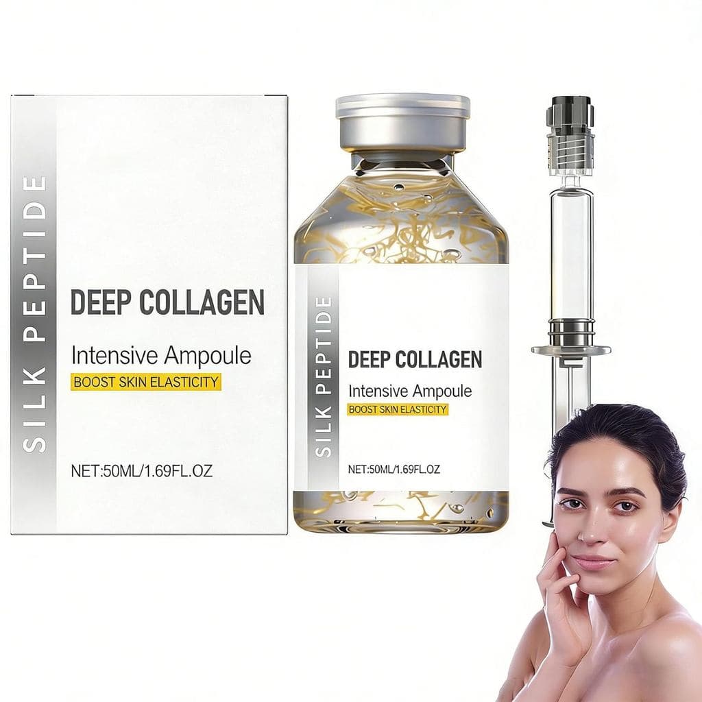 Ampola Intensiva de Lifting com Peptídeos de Seda, Sérum Intensivo de Lifting com Peptídeos de Seda e Colágeno Profundo