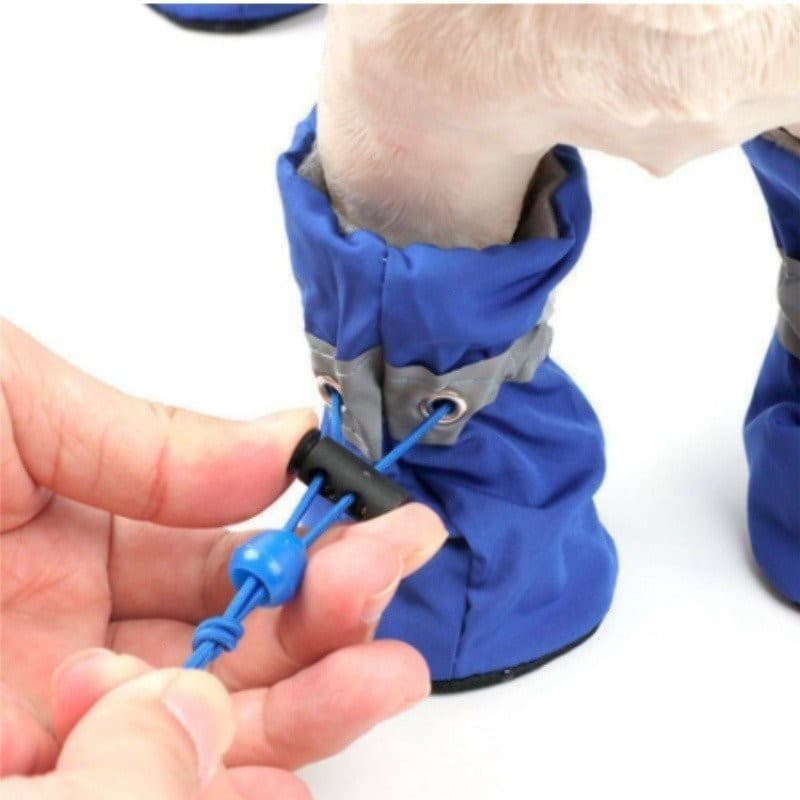 ⭐4 pcs botas anti-habilidade impermeáveis para animais/gato/filhotes chuvosos