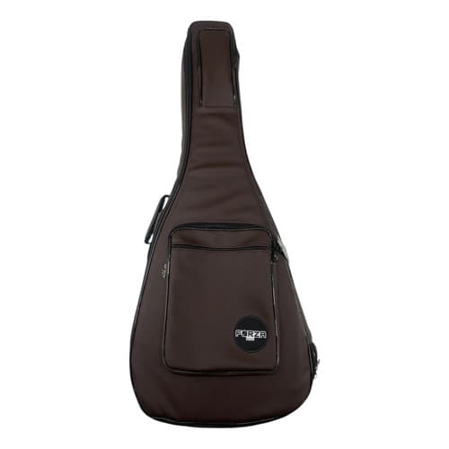 Bag Hard Violão Folk Art Formato Plus Forza Café Premium Pro Marrom-escuro