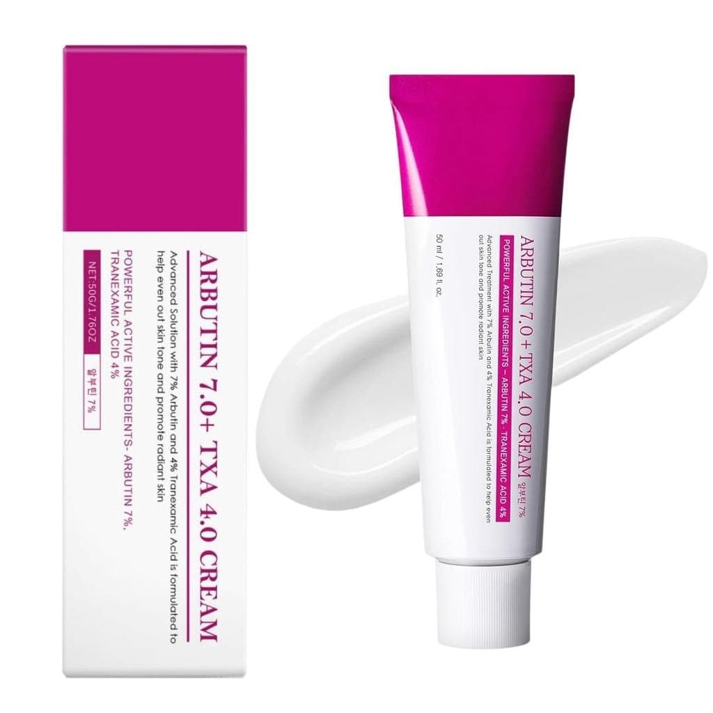 Creme Clareador Facial Seora Korean com Arbutina e Ácido Tranexâmico para Tom de Pele Irregular, Hidratante Facial 50ml