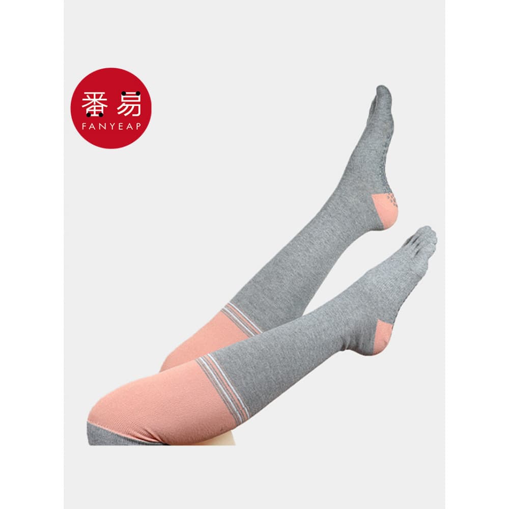 Meias meias/meias de Yoga AD1sq801-antiderrapante meias femininas de tubo médio artigos esportivos inverno pressão Pilat