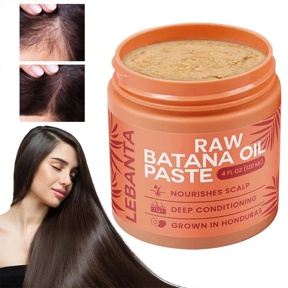 Pasta De Óleo De Batana Crua Lebanta Para Crescimento Capilar Orgânico 120ml New
