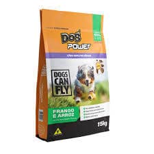 Ração Dog Power Sênior 15kg Cães Idosos 7+ Frango Arroz Super Premium Original