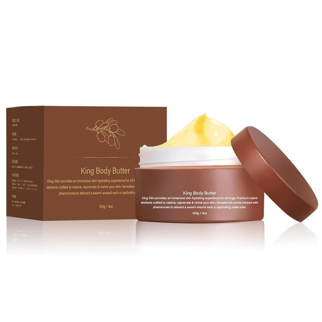 Manteiga Corporal King Monarch para Homens, Manteiga Corporal com Aroma de Colônia, Fragrância Quente e Sensual, Ingredi