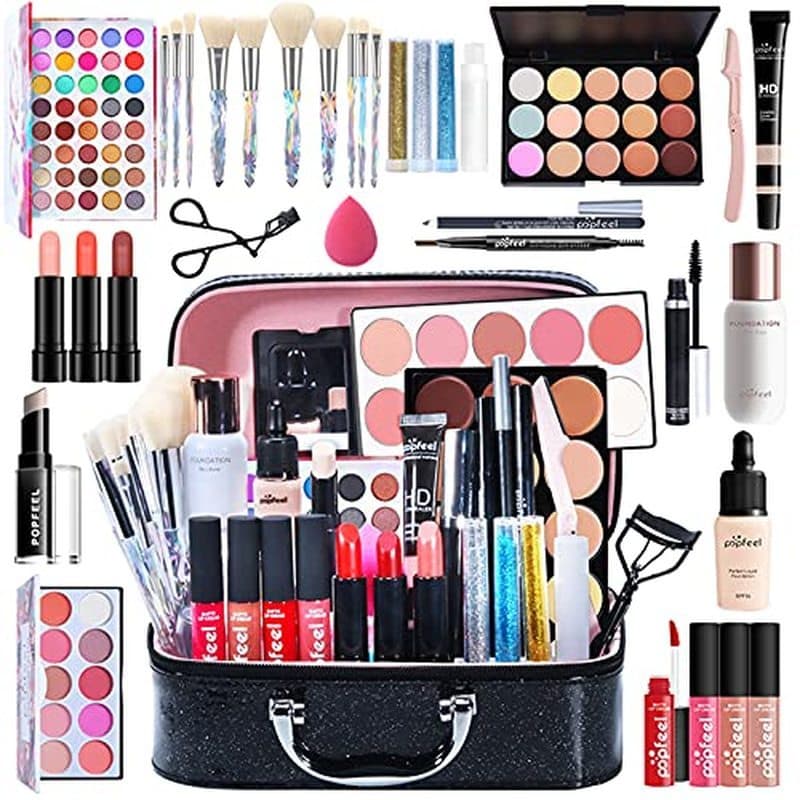 Conjunto De Presente De Maquiagem De Férias Multifuncional FantasyDay | Kit Para Mulheres Completo Essencial Starter Pac